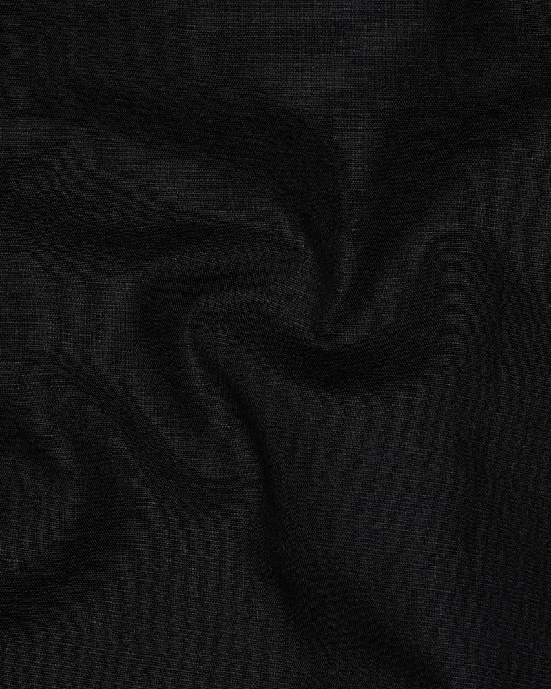 Jet Black Luxurious Linen Shirt 7830-P-BLK-38,7830-P-BLK-38,7830-P-BLK-39,7830-P-BLK-39,7830-P-BLK-40,7830-P-BLK-40,7830-P-BLK-42,7830-P-BLK-42,7830-P-BLK-44,7830-P-BLK-44,7830-P-BLK-46,7830-P-BLK-46,7830-P-BLK-48,7830-P-BLK-48,7830-P-BLK-50,7830-P-BLK-50,7830-P-BLK-52,7830-P-BLK-52