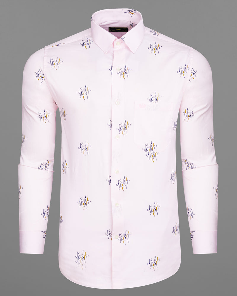 Prim Pink Printed Super Soft Premium Cotton Shirt 7835-38,7835-38,7835-39,7835-39,7835-40,7835-40,7835-42,7835-42,7835-44,7835-44,7835-46,7835-46,7835-48,7835-48,7835-50,7835-50,7835-52,7835-52