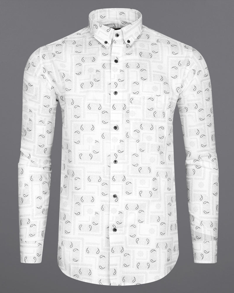 Bright White Paisley Printed Luxurious Linen Shirt 7845-BD-BLK-38,7845-BD-BLK-38,7845-BD-BLK-39,7845-BD-BLK-39,7845-BD-BLK-40,7845-BD-BLK-40,7845-BD-BLK-42,7845-BD-BLK-42,7845-BD-BLK-44,7845-BD-BLK-44,7845-BD-BLK-46,7845-BD-BLK-46,7845-BD-BLK-48,7845-BD-BLK-48,7845-BD-BLK-50,7845-BD-BLK-50,7845-BD-BLK-52,7845-BD-BLK-52