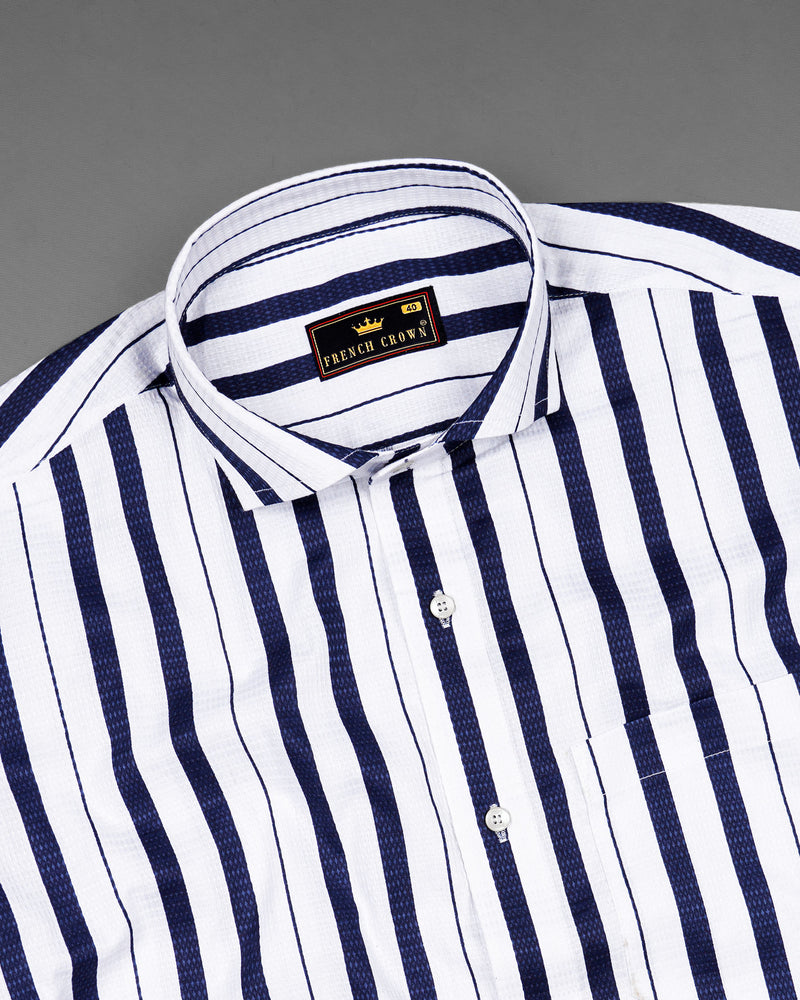 Bright White and Big Stone Blue Striped Dobby Textured Premium Giza Cotton Shirt 7872-CA -38,7872-CA -H-38,7872-CA -39,7872-CA -H-39,7872-CA -40,7872-CA -H-40,7872-CA -42,7872-CA -H-42,7872-CA -44,7872-CA -H-44,7872-CA -46,7872-CA -H-46,7872-CA -48,7872-CA -H-48,7872-CA -50,7872-CA -H-50,7872-CA -52,7872-CA -H-52