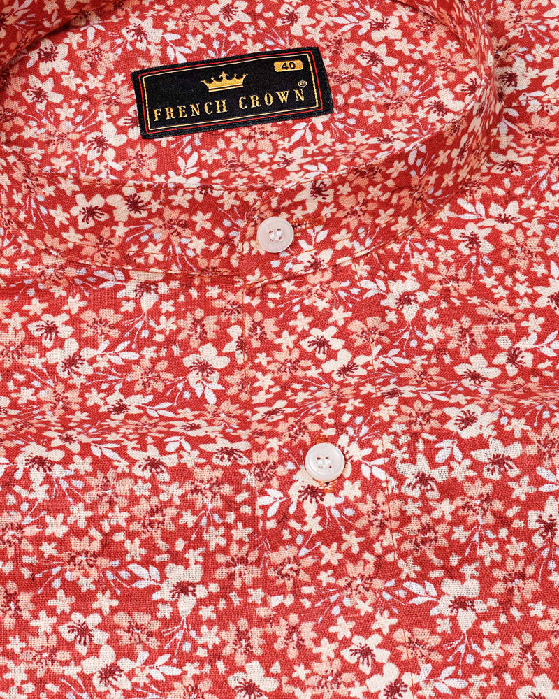 Flush Mahogany Red Ditzy Printed Luxurious Linen Shirt 7876-M -38,7876-M -H-38,7876-M -39,7876-M -H-39,7876-M -40,7876-M -H-40,7876-M -42,7876-M -H-42,7876-M -44,7876-M -H-44,7876-M -46,7876-M -H-46,7876-M -48,7876-M -H-48,7876-M -50,7876-M -H-50,7876-M -52,7876-M -H-52