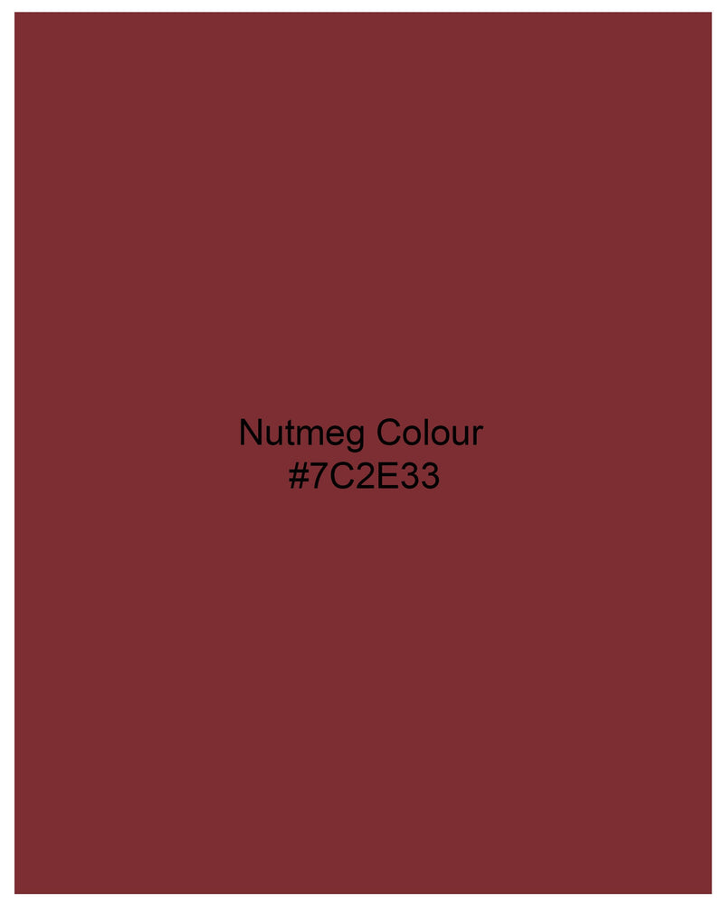 Nutmeg Red Luxurious Linen Shirt