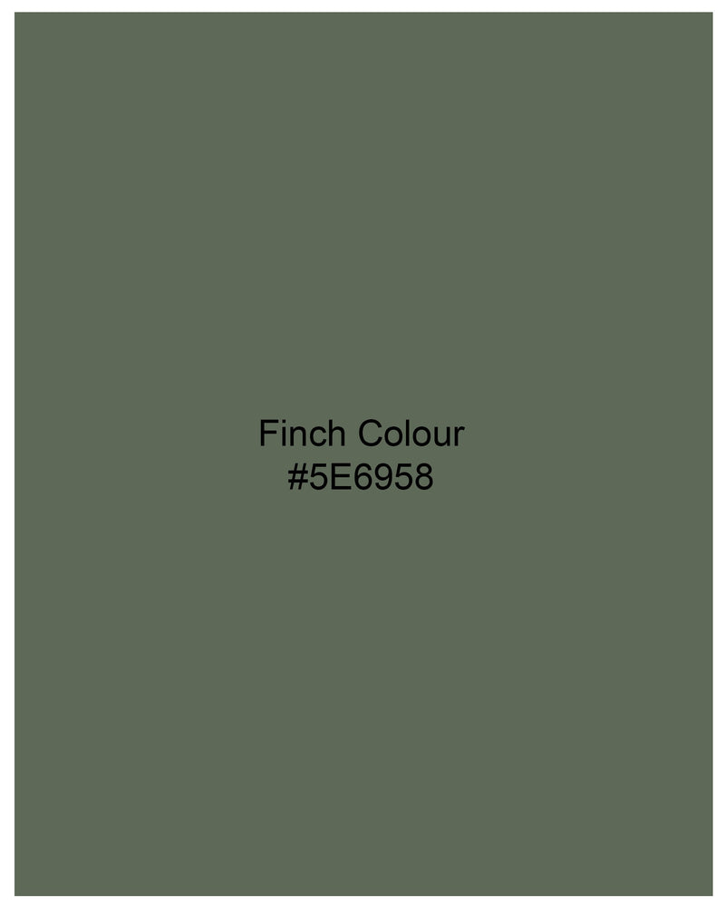 Finch Green Luxurious Linen Shirt