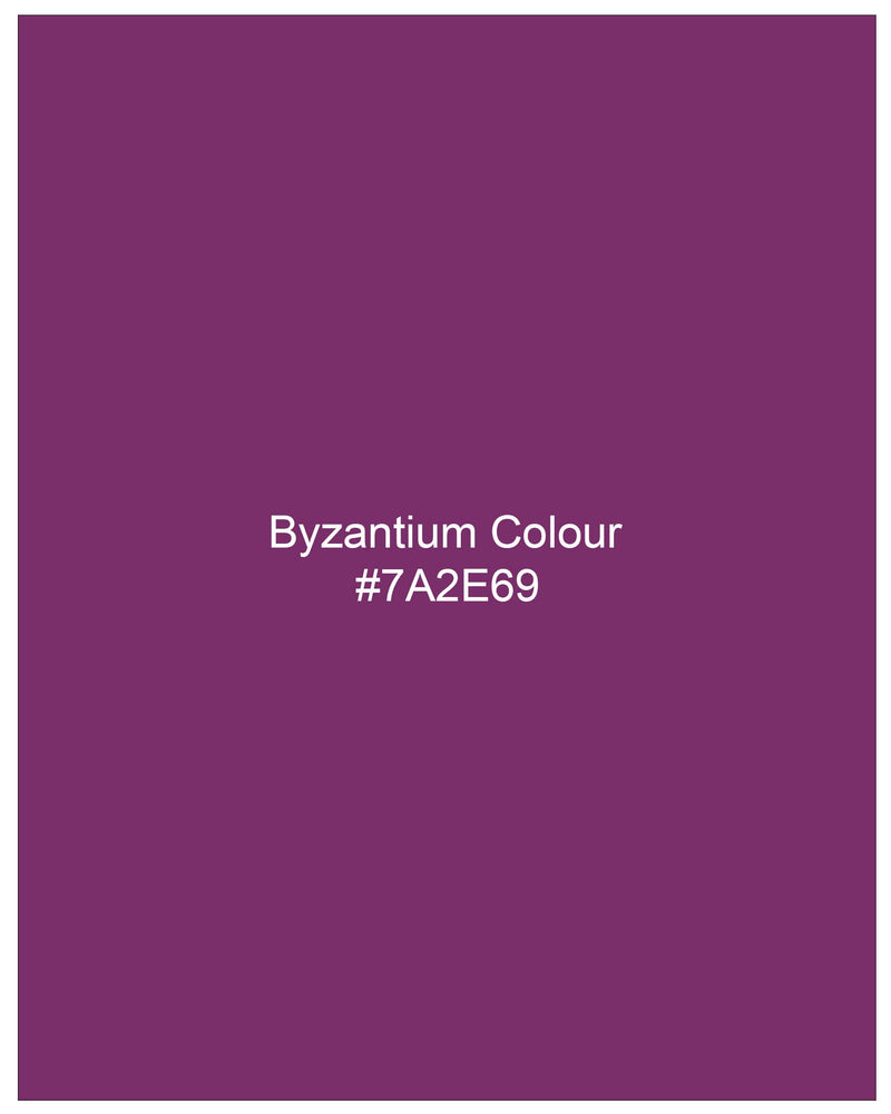 Byzantium Purple Premium Cotton shirt