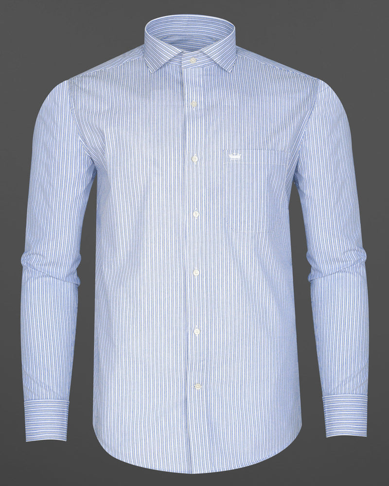 Glaucous Blue with White Striped Dobby Textured Premium Giza Cotton Shirt 8000-CA-38,8000-CA-H-38,8000-CA-39,8000-CA-H-39,8000-CA-40,8000-CA-H-40,8000-CA-42,8000-CA-H-42,8000-CA-44,8000-CA-H-44,8000-CA-46,8000-CA-H-46,8000-CA-48,8000-CA-H-48,8000-CA-50,8000-CA-H-50,8000-CA-52,8000-CA-H-52