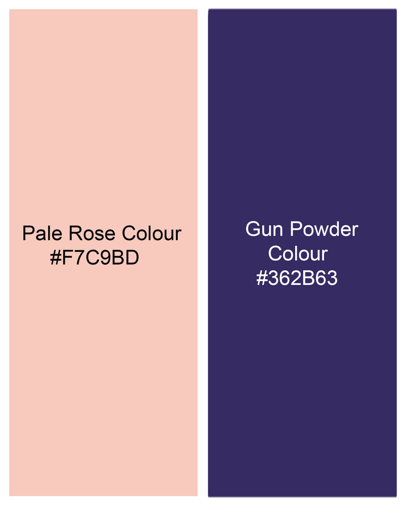 Pale Rose Peach with Gun Powder Blue Twill Premium Cotton Shirt 8052-BLK-38,8052-BLK-38,8052-BLK-39,8052-BLK-39,8052-BLK-40,8052-BLK-40,8052-BLK-42,8052-BLK-42,8052-BLK-44,8052-BLK-44,8052-BLK-46,8052-BLK-46,8052-BLK-48,8052-BLK-48,8052-BLK-50,8052-BLK-50,8052-BLK-52,8052-BLK-52