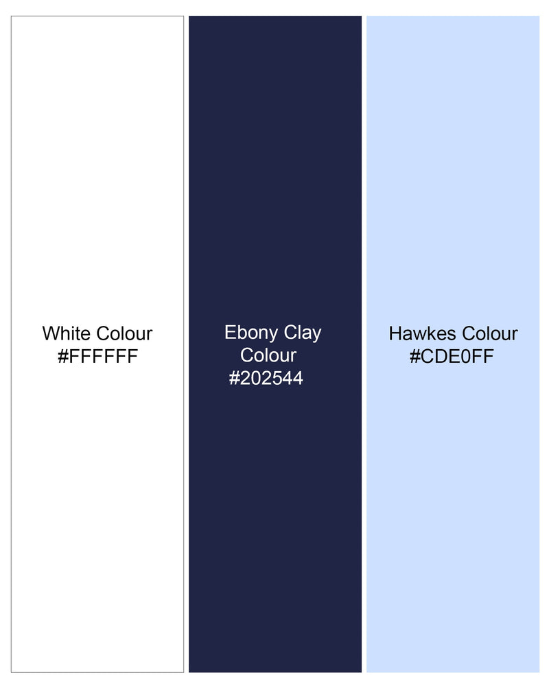 Bright White with Ebony Clay Navy Blue Box Dobby Textured Premium Giza Cotton Shirt 8064-BLE-38,8064-BLE-38,8064-BLE-39,8064-BLE-39,8064-BLE-40,8064-BLE-40,8064-BLE-42,8064-BLE-42,8064-BLE-44,8064-BLE-44,8064-BLE-46,8064-BLE-46,8064-BLE-48,8064-BLE-48,8064-BLE-50,8064-BLE-50,8064-BLE-52,8064-BLE-52