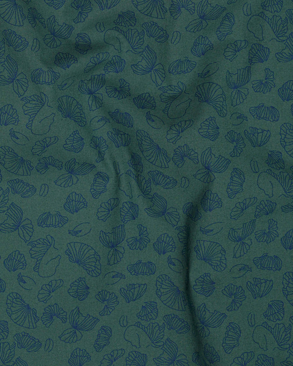 Limed Spruce Sea Green With Floral Printed Premium Cotton Shirt 8076-BLE-38,8076-BLE-38,8076-BLE-39,8076-BLE-39,8076-BLE-40,8076-BLE-40,8076-BLE-42,8076-BLE-42,8076-BLE-44,8076-BLE-44,8076-BLE-46,8076-BLE-46,8076-BLE-48,8076-BLE-48,8076-BLE-50,8076-BLE-50,8076-BLE-52,8076-BLE-52