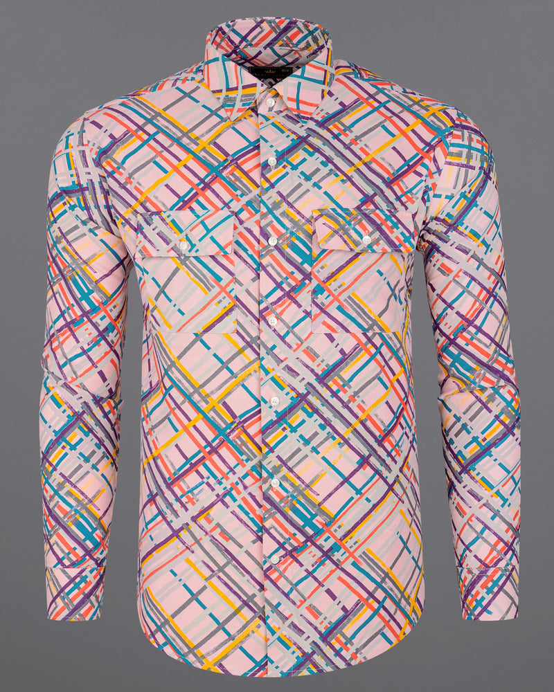 Azalea Pink Multicolour Checked Flannel Designer Shirt 8133-P131-38, 8133-P131-H-38, 8133-P131-39, 8133-P131-H-39, 8133-P131-40, 8133-P131-H-40, 8133-P131-42, 8133-P131-H-42, 8133-P131-44, 8133-P131-H-44, 8133-P131-46, 8133-P131-H-46, 8133-P131-48, 8133-P131-H-48, 8133-P131-50, 8133-P131-H-50, 8133-P131-52, 8133-P131-H-52