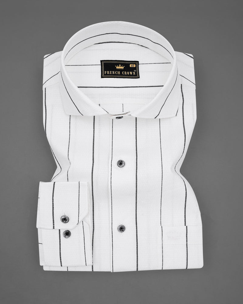 Off White with Zeus Black Striped Dobby Textured Premium Giza Cotton Shirt 8195-CA-BLK -38,8195-CA-BLK -H-38,8195-CA-BLK -39,8195-CA-BLK -H-39,8195-CA-BLK -40,8195-CA-BLK -H-40,8195-CA-BLK -42,8195-CA-BLK -H-42,8195-CA-BLK -44,8195-CA-BLK -H-44,8195-CA-BLK -46,8195-CA-BLK -H-46,8195-CA-BLK -48,8195-CA-BLK -H-48,8195-CA-BLK -50,8195-CA-BLK -H-50,8195-CA-BLK -52,8195-CA-BLK -H-52