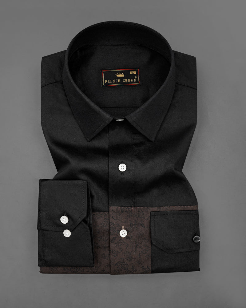 Jade Black and Rebel Brown Super Soft Premium Cotton Designer Shirt 8222-P108-38, 8222-P108-H-38, 8222-P108-39, 8222-P108-H-39, 8222-P108-40, 8222-P108-H-40, 8222-P108-42, 8222-P108-H-42, 8222-P108-44, 8222-P108-H-44, 8222-P108-46, 8222-P108-H-46, 8222-P108-48, 8222-P108-H-48, 8222-P108-50, 8222-P108-H-50, 8222-P108-52, 8222-P108-H-52