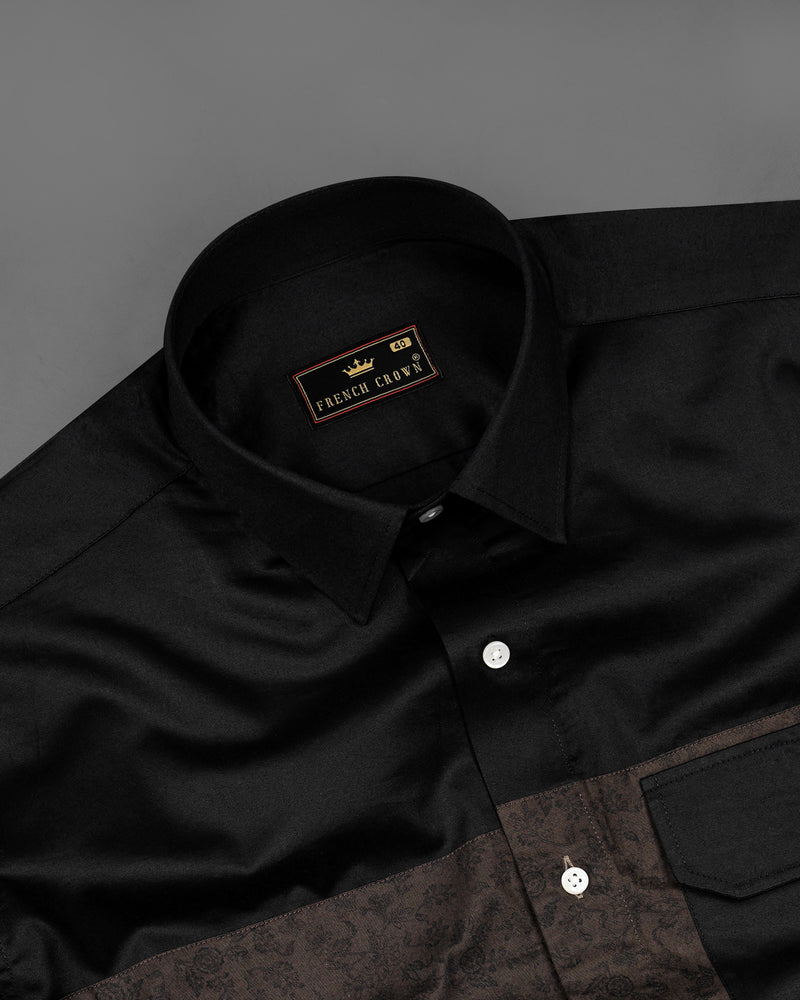 Jade Black and Rebel Brown Super Soft Premium Cotton Designer Shirt 8222-P108-38, 8222-P108-H-38, 8222-P108-39, 8222-P108-H-39, 8222-P108-40, 8222-P108-H-40, 8222-P108-42, 8222-P108-H-42, 8222-P108-44, 8222-P108-H-44, 8222-P108-46, 8222-P108-H-46, 8222-P108-48, 8222-P108-H-48, 8222-P108-50, 8222-P108-H-50, 8222-P108-52, 8222-P108-H-52