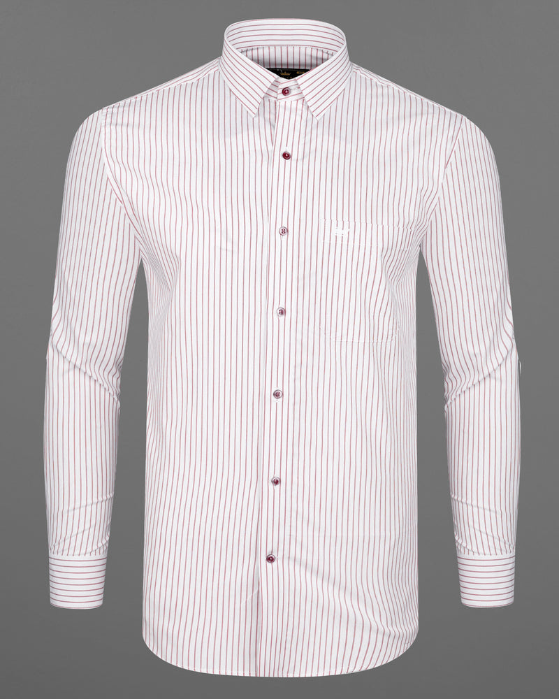 Bright White and Stiletto Red Striped Premium Cotton Shirt 8307-MN -38,8307-MN -H-38,8307-MN -39,8307-MN -H-39,8307-MN -40,8307-MN -H-40,8307-MN -42,8307-MN -H-42,8307-MN -44,8307-MN -H-44,8307-MN -46,8307-MN -H-46,8307-MN -48,8307-MN -H-48,8307-MN -50,8307-MN -H-50,8307-MN -52,8307-MN -H-52