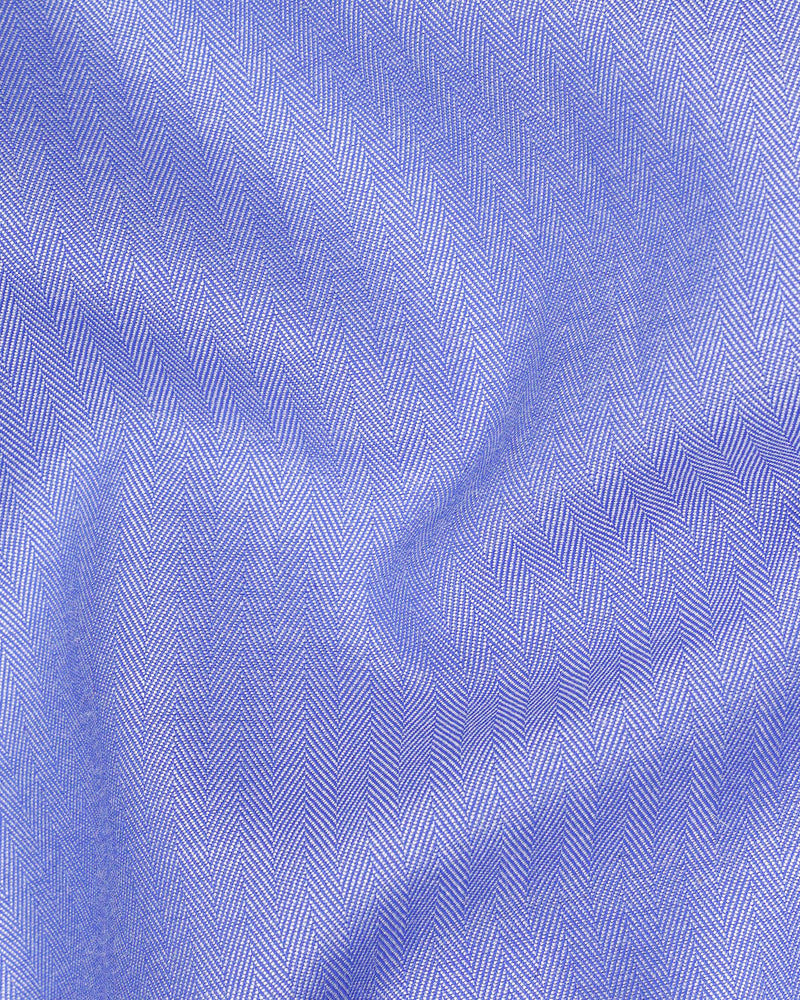 Periwinkle Blue Herringbone Premium Cotton Shirt 8363-CP-38, 8363-CP-H-38, 8363-CP-39, 8363-CP-H-39, 8363-CP-40, 8363-CP-H-40, 8363-CP-42, 8363-CP-H-42, 8363-CP-44, 8363-CP-H-44, 8363-CP-46, 8363-CP-H-46, 8363-CP-48, 8363-CP-H-48, 8363-CP-50, 8363-CP-H-50, 8363-CP-52, 8363-CP-H-52