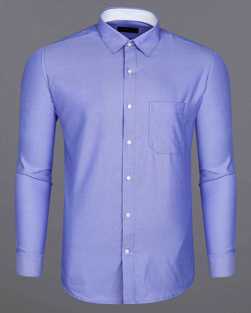 Periwinkle Blue Herringbone Premium Cotton Shirt 8363-CP-38, 8363-CP-H-38, 8363-CP-39, 8363-CP-H-39, 8363-CP-40, 8363-CP-H-40, 8363-CP-42, 8363-CP-H-42, 8363-CP-44, 8363-CP-H-44, 8363-CP-46, 8363-CP-H-46, 8363-CP-48, 8363-CP-H-48, 8363-CP-50, 8363-CP-H-50, 8363-CP-52, 8363-CP-H-52