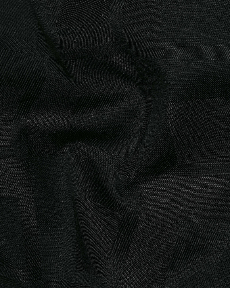 Jade Black Dobby Textured Premium Giza Cotton Shirt 8386-BLK-38, 8386-BLK-H-38, 8386-BLK-39,8386-BLK-H-39, 8386-BLK-40, 8386-BLK-H-40, 8386-BLK-42, 8386-BLK-H-42, 8386-BLK-44, 8386-BLK-H-44, 8386-BLK-46, 8386-BLK-H-46, 8386-BLK-48, 8386-BLK-H-48, 8386-BLK-50, 8386-BLK-H-50, 8386-BLK-52, 8386-BLK-H-52