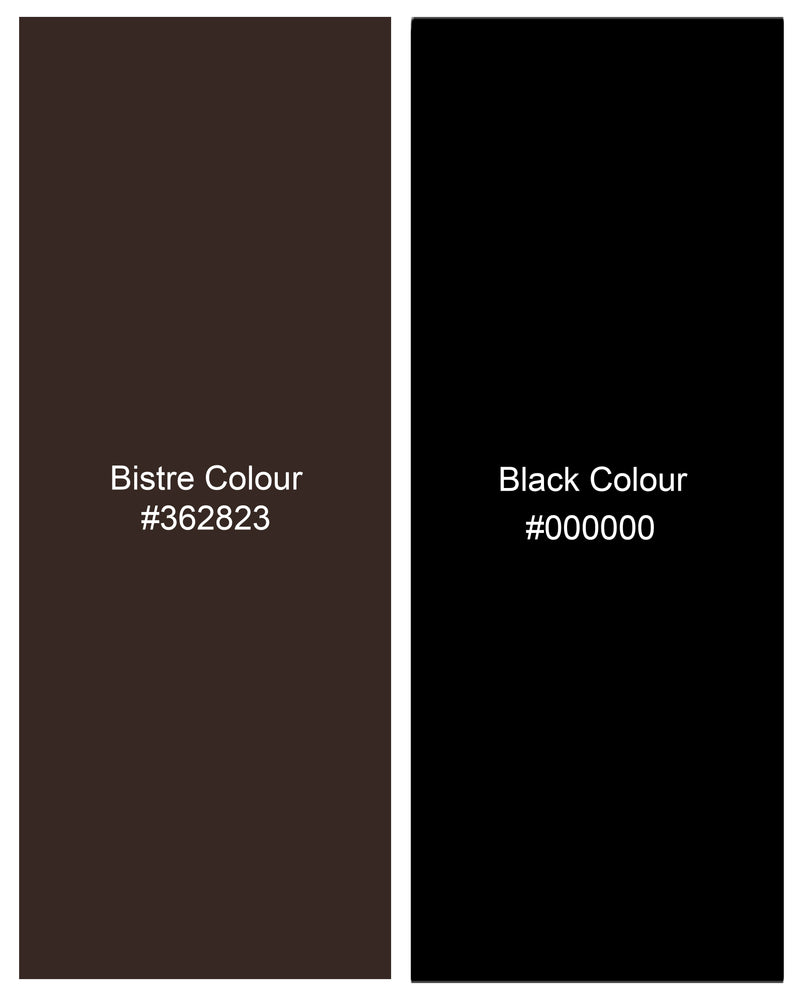 Bistre Brown With Black Ditsy Printed Super Soft Premium Cotton Shirt 8398-BLK-38, 8398-BLK-H-38, 8398-BLK-39,8398-BLK-H-39, 8398-BLK-40, 8398-BLK-H-40, 8398-BLK-42, 8398-BLK-H-42, 8398-BLK-44, 8398-BLK-H-44, 8398-BLK-46, 8398-BLK-H-46, 8398-BLK-48, 8398-BLK-H-48, 8398-BLK-50, 8398-BLK-H-50, 8398-BLK-52, 8398-BLK-H-52