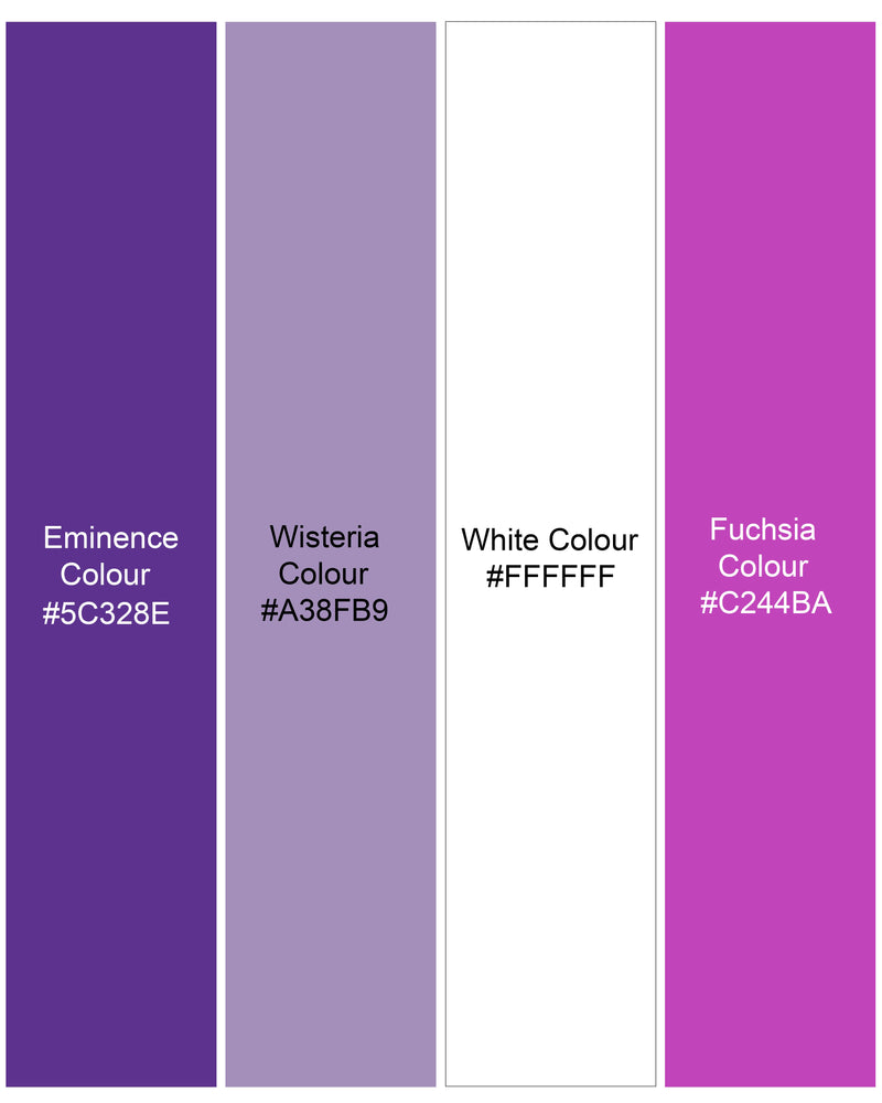 Eminence Purple with Bright White Twill Plaid Premium Cotton Shirt 8404-38, 8404-H-38, 8404-39,8404-H-39, 8404-40, 8404-H-40, 8404-42, 8404-H-42, 8404-44, 8404-H-44, 8404-46, 8404-H-46, 8404-48, 8404-H-48, 8404-50, 8404-H-50, 8404-52, 8404-H-52