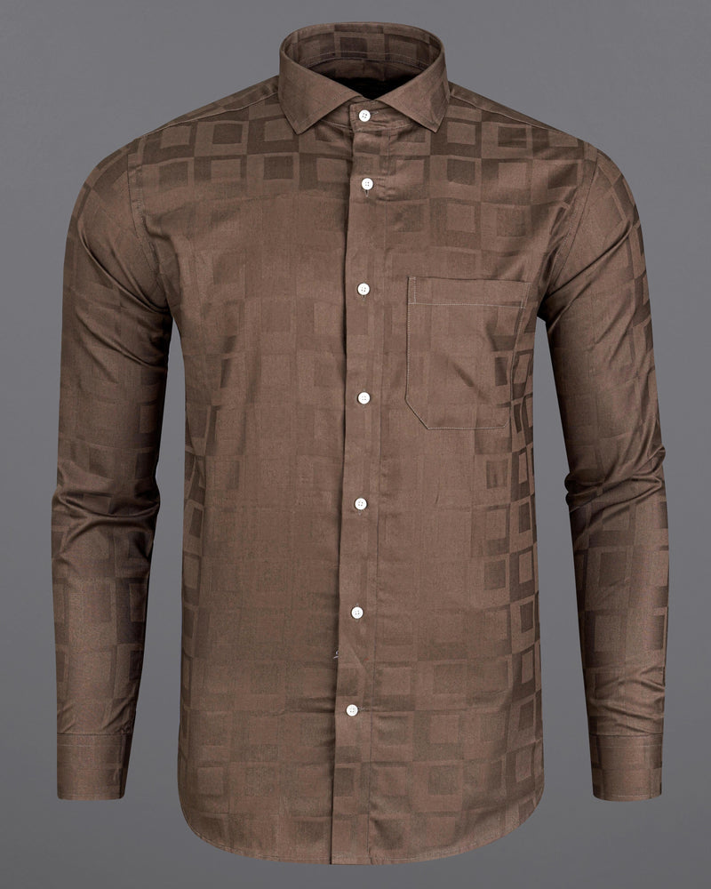 Taupe Brown Dobby Textured Premium Giza Cotton Shirt 8411-CA-38, 8411-CA-H-38, 8411-CA-39,8411-CA-H-39, 8411-CA-40, 8411-CA-H-40, 8411-CA-42, 8411-CA-H-42, 8411-CA-44, 8411-CA-H-44, 8411-CA-46, 8411-CA-H-46, 8411-CA-48, 8411-CA-H-48, 8411-CA-50, 8411-CA-H-50, 8411-CA-52, 8411-CA-H-52