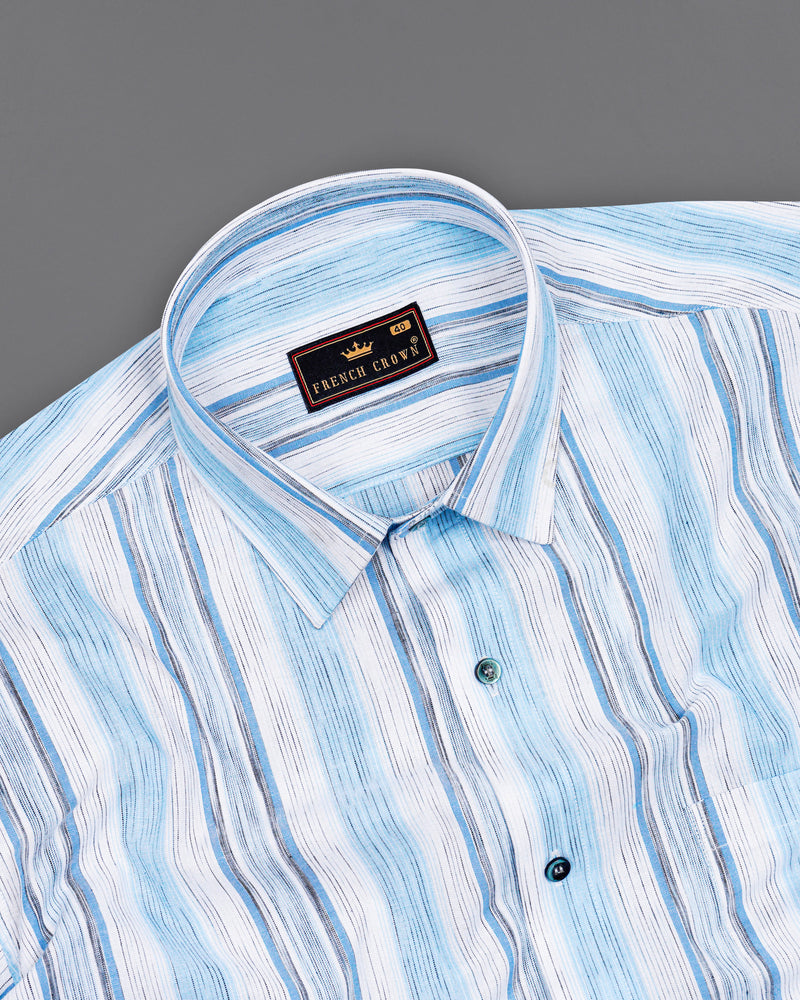 Bright White with Pale Aqua Blue Multicolour Striped Premium Cotton Shirt 8452-GR-38,8452-GR-H-38,8452-GR-39,8452-GR-H-39,8452-GR-40,8452-GR-H-40,8452-GR-42,8452-GR-H-42,8452-GR-44,8452-GR-H-44,8452-GR-46,8452-GR-H-46,8452-GR-48,8452-GR-H-48,8452-GR-50,8452-GR-H-50,8452-GR-52,8452-GR-H-52