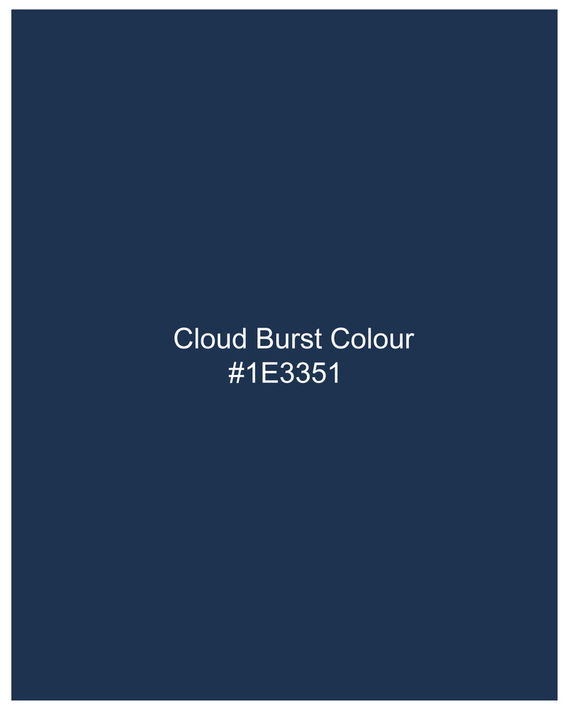 Cloud Burst Navy Blue Dobby Textured Premium Giza Cotton Shirt 8463-38,8463-H-38,8463-39,8463-H-39,8463-40,8463-H-40,8463-42,8463-H-42,8463-44,8463-H-44,8463-46,8463-H-46,8463-48,8463-H-48,8463-50,8463-H-50,8463-52,8463-H-52