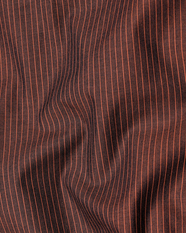 Buccaneer Brown Striped Premium Cotton Shirt 8494-38,8494-H-38,8494-39,8494-H-39,8494-40,8494-H-40,8494-42,8494-H-42,8494-44,8494-H-44,8494-46,8494-H-46,8494-48,8494-H-48,8494-50,8494-H-50,8494-52,8494-H-52