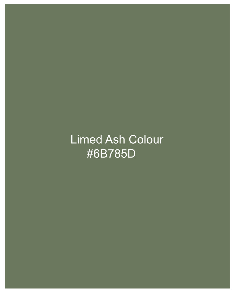 Limed Ash Blue Royal Oxford Designer Shirt