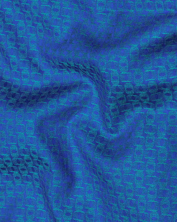 Cobalt Blue Jacquard textured Premium Giza Cotton Shirt  8561-BLE-38,8561-BLE-H-38,8561-BLE-39,8561-BLE-H-39,8561-BLE-40,8561-BLE-H-40,8561-BLE-42,8561-BLE-H-42,8561-BLE-44,8561-BLE-H-44,8561-BLE-46,8561-BLE-H-46,8561-BLE-48,8561-BLE-H-48,8561-BLE-50,8561-BLE-H-50,8561-BLE-52,8561-BLE-H-52