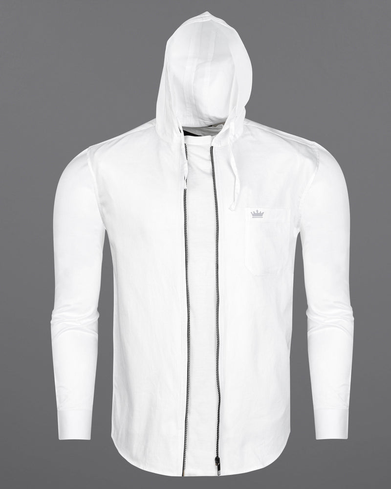 Bright White Dobby Zipper Closure with Hoodie Designer Shirt  8585-HD-P55-38,8585-HD-P55-H-38,8585-HD-P55-39,8585-HD-P55-H-39,8585-HD-P55-40,8585-HD-P55-H-40,8585-HD-P55-42,8585-HD-P55-H-42,8585-HD-P55-44,8585-HD-P55-H-44,8585-HD-P55-46,8585-HD-P55-H-46,8585-HD-P55-48,8585-HD-P55-H-48,8585-HD-P55-50,8585-HD-P55-H-50,8585-HD-P55-52,8585-HD-P55-H-52