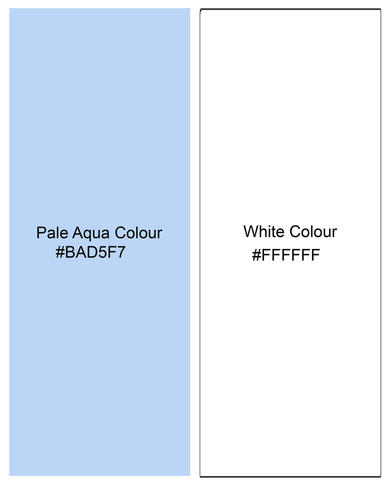 Pale Aqua Blue and White Striped Premium Tencel Shirt  8599-CC-38,8599-CC-H-38,8599-CC-39,8599-CC-H-39,8599-CC-40,8599-CC-H-40,8599-CC-42,8599-CC-H-42,8599-CC-44,8599-CC-H-44,8599-CC-46,8599-CC-H-46,8599-CC-48,8599-CC-H-48,8599-CC-50,8599-CC-H-50,8599-CC-52,8599-CC-H-52