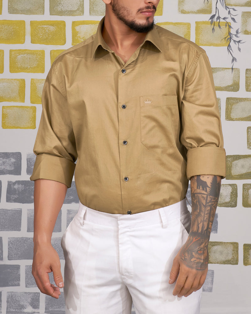 Teak Brown Super Soft Premium Cotton Shirt
