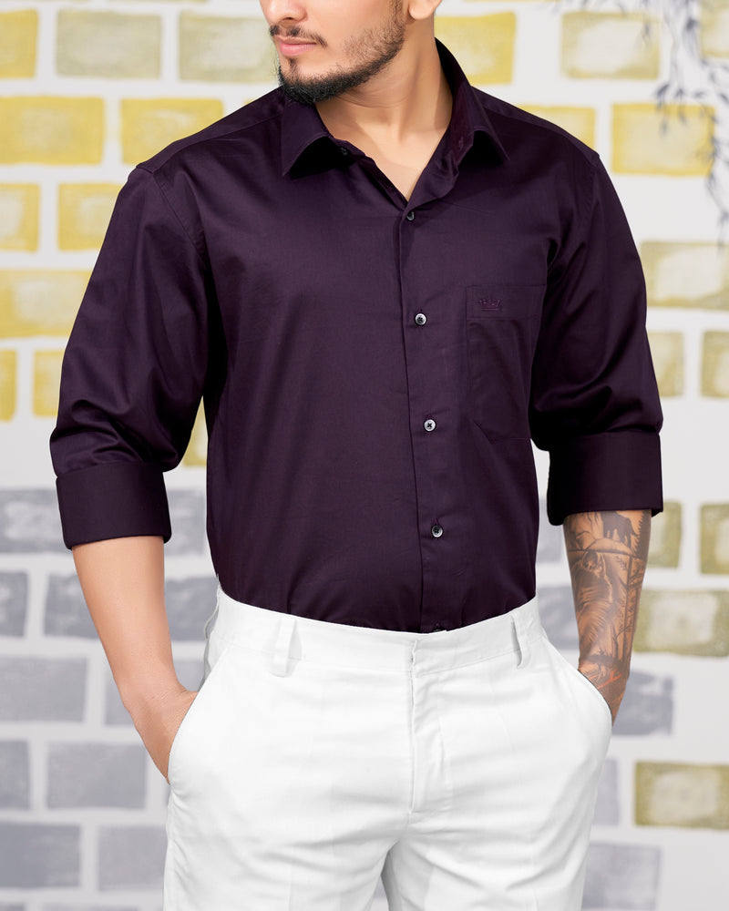 Tolopea Purple Super Soft Premium Cotton Shirt