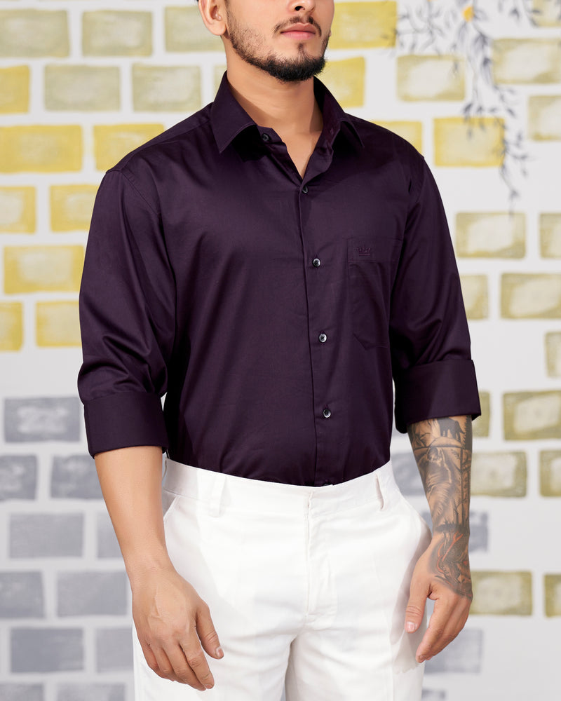 Tolopea Purple Super Soft Premium Cotton Shirt