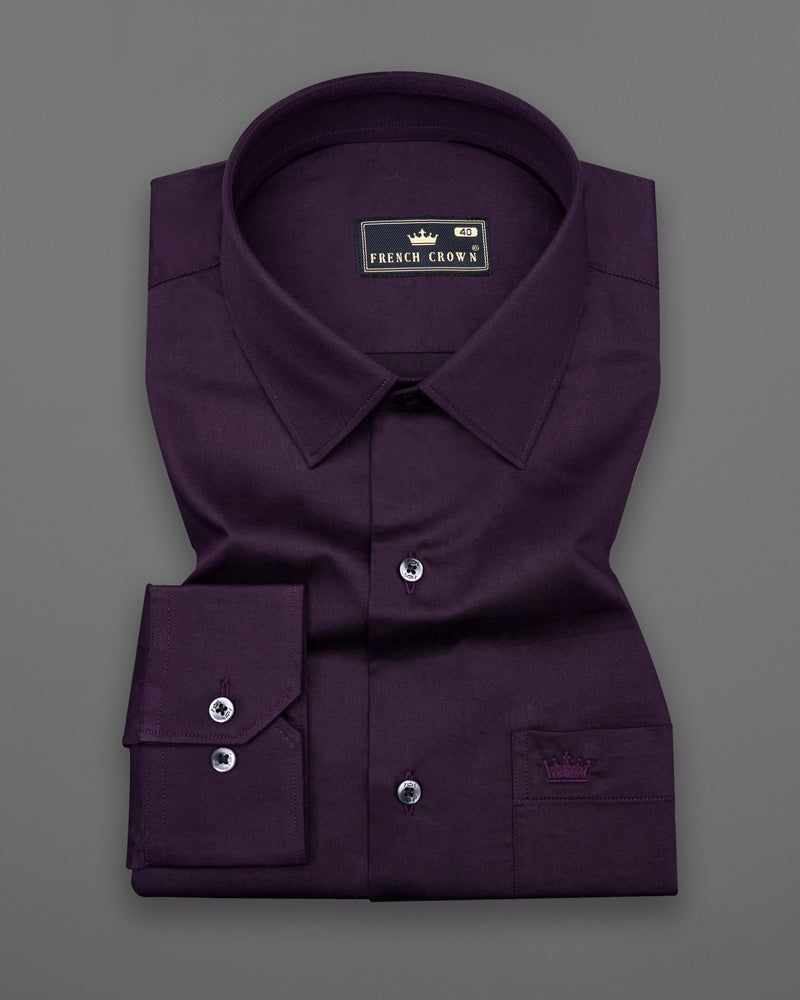 Tolopea Purple Super Soft Premium Cotton Shirt