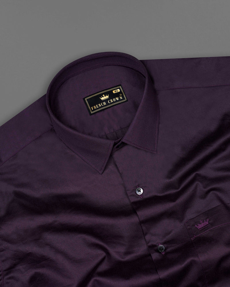 Tolopea Purple Super Soft Premium Cotton Shirt