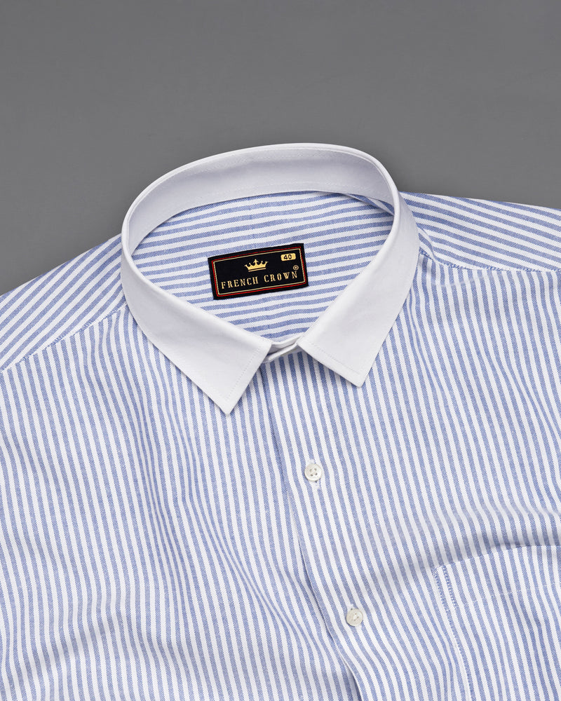 Regent Blue Pinstriped with White Collar Royal Oxford Shirt  8713-WCC-38,8713-WCC-H-38,8713-WCC-39,8713-WCC-H-39,8713-WCC-40,8713-WCC-H-40,8713-WCC-42,8713-WCC-H-42,8713-WCC-44,8713-WCC-H-44,8713-WCC-46,8713-WCC-H-46,8713-WCC-48,8713-WCC-H-48,8713-WCC-50,8713-WCC-H-50,8713-WCC-52,8713-WCC-H-52