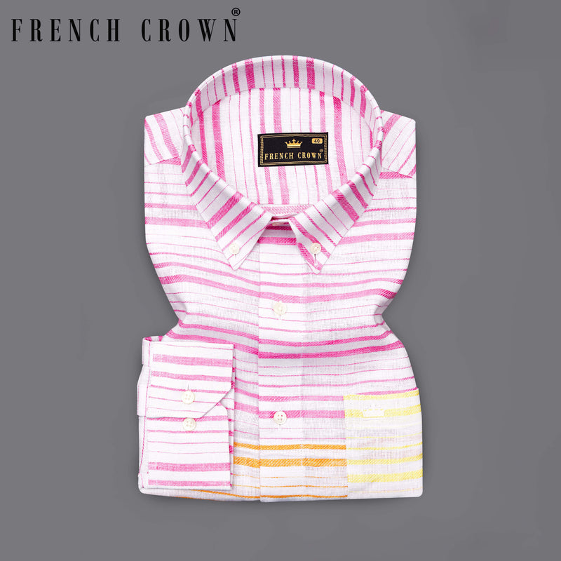 Bright White Multicolour Striped Luxurious Linen Designer Shirt  8763-BD-P118-38,8763-BD-P118-H-38,8763-BD-P118-39,8763-BD-P118-H-39,8763-BD-P118-40,8763-BD-P118-H-40,8763-BD-P118-42,8763-BD-P118-H-42,8763-BD-P118-44,8763-BD-P118-H-44,8763-BD-P118-46,8763-BD-P118-H-46,8763-BD-P118-48,8763-BD-P118-H-48,8763-BD-P118-50,8763-BD-P118-H-50,8763-BD-P118-52,8763-BD-P118-H-52