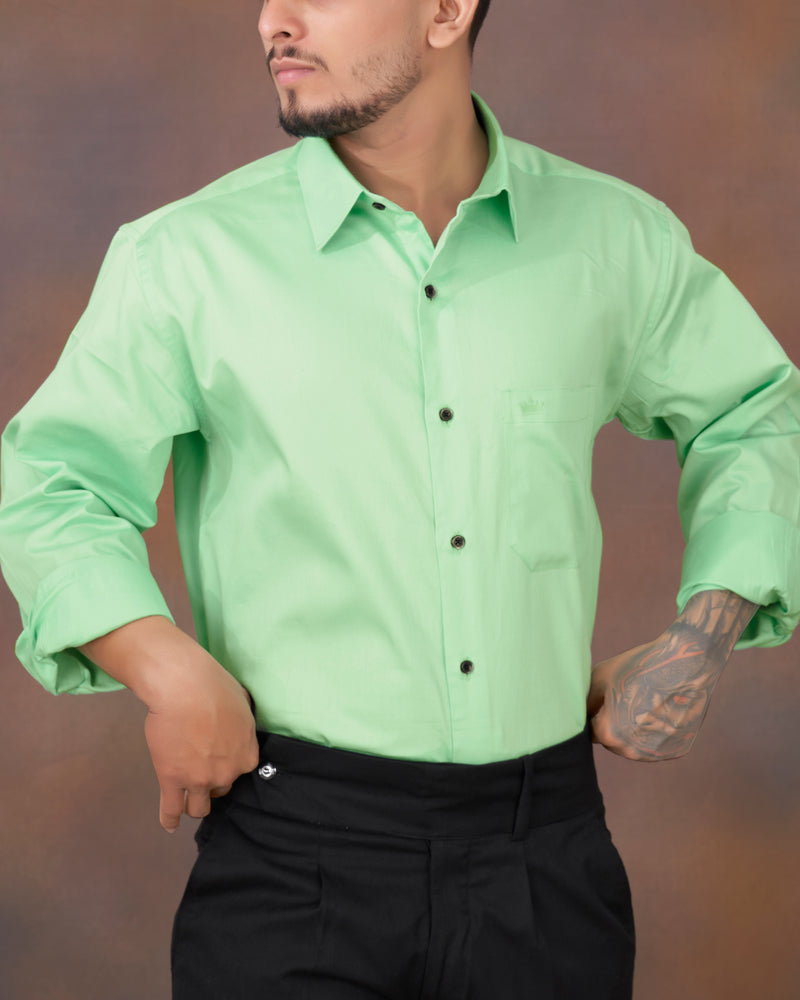 Celadon Green Super Soft Premium Cotton Shirt