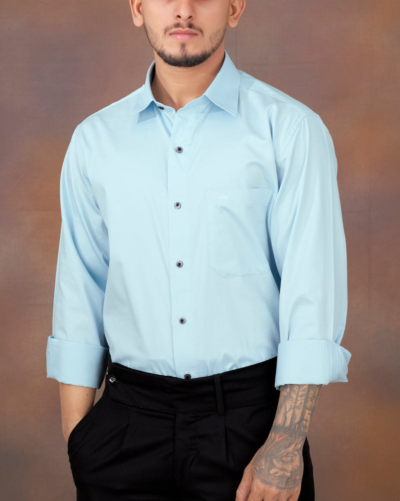 Turquoise Sky Blue Super Soft Premium Cotton Shirt