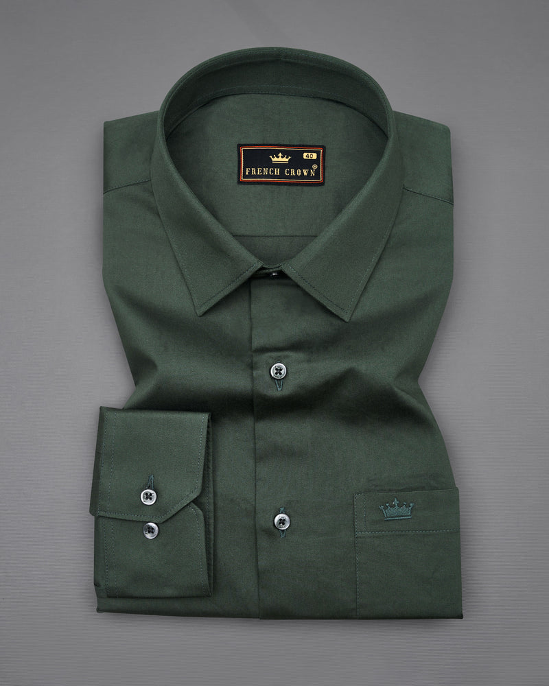 Timber Green Super Soft Premium Cotton Shirt