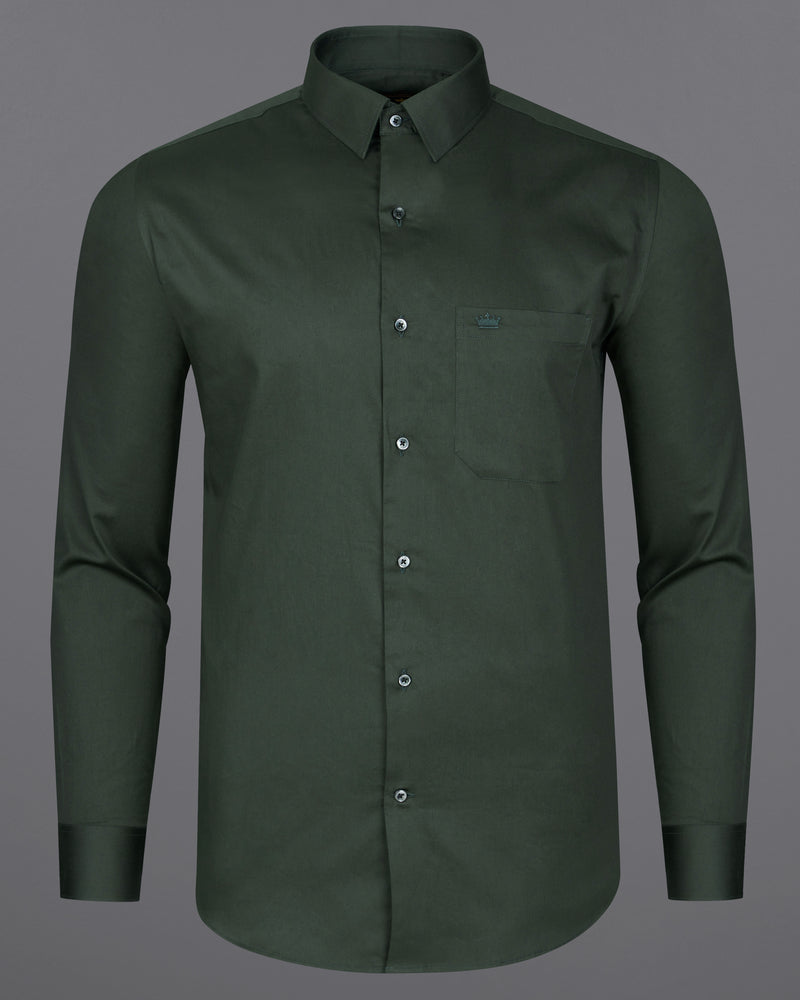 Timber Green Super Soft Premium Cotton Shirt