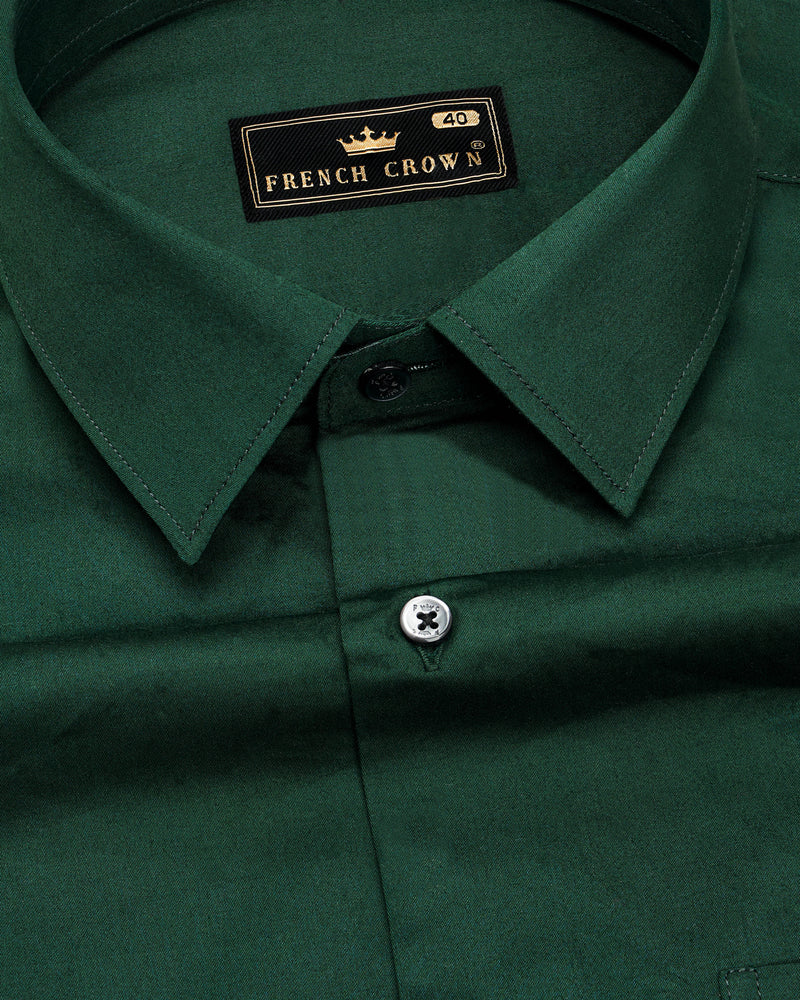 Phthalo Dark Green Super Soft Premium Cotton Shirt 8859-BLK-38, 8859-BLK-H-38,  8859-BLK-39,  8859-BLK-H-39,  8859-BLK-40,  8859-BLK-H-40,  8859-BLK-42,  8859-BLK-H-42,  8859-BLK-44,  8859-BLK-H-44,  8859-BLK-46,  8859-BLK-H-46,  8859-BLK-48,  8859-BLK-H-48,  8859-BLK-50,  8859-BLK-H-50,  8859-BLK-52,  8859-BLK-H-52