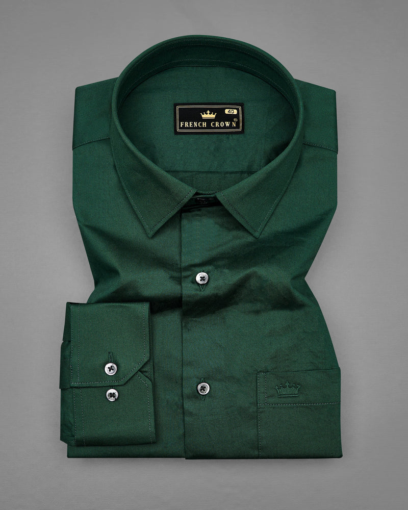 Phthalo Dark Green Super Soft Premium Cotton Shirt 8859-BLK-38, 8859-BLK-H-38,  8859-BLK-39,  8859-BLK-H-39,  8859-BLK-40,  8859-BLK-H-40,  8859-BLK-42,  8859-BLK-H-42,  8859-BLK-44,  8859-BLK-H-44,  8859-BLK-46,  8859-BLK-H-46,  8859-BLK-48,  8859-BLK-H-48,  8859-BLK-50,  8859-BLK-H-50,  8859-BLK-52,  8859-BLK-H-52