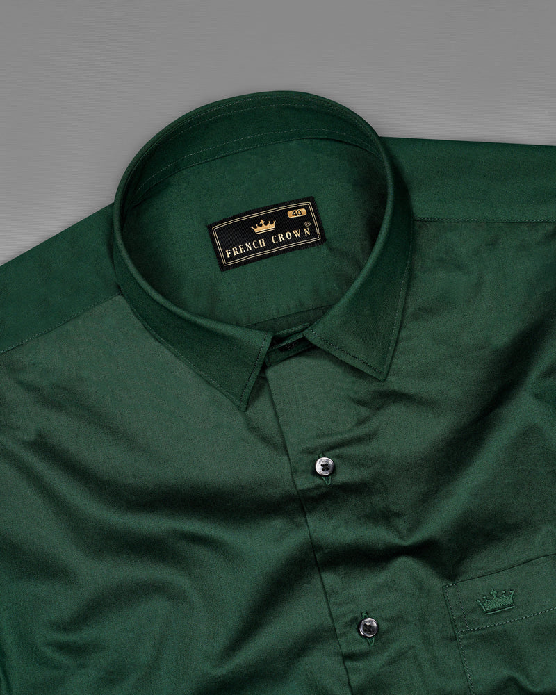 Phthalo Dark Green Super Soft Premium Cotton Shirt 8859-BLK-38, 8859-BLK-H-38,  8859-BLK-39,  8859-BLK-H-39,  8859-BLK-40,  8859-BLK-H-40,  8859-BLK-42,  8859-BLK-H-42,  8859-BLK-44,  8859-BLK-H-44,  8859-BLK-46,  8859-BLK-H-46,  8859-BLK-48,  8859-BLK-H-48,  8859-BLK-50,  8859-BLK-H-50,  8859-BLK-52,  8859-BLK-H-52