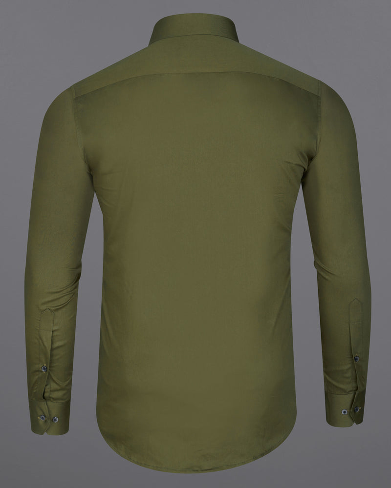Fuscous Green Super Soft Premium Cotton Shirt