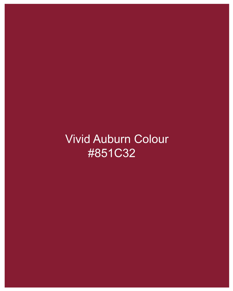 Vivid Auburn Red Super Soft Premium Cotton Shirt 8869-BLK-38, 8869-BLK-H-38,  8869-BLK-39,  8869-BLK-H-39,  8869-BLK-40,  8869-BLK-H-40,  8869-BLK-42,  8869-BLK-H-42,  8869-BLK-44,  8869-BLK-H-44,  8869-BLK-46,  8869-BLK-H-46,  8869-BLK-48,  8869-BLK-H-48,  8869-BLK-50,  8869-BLK-H-50,  8869-BLK-52,  8869-BLK-H-52