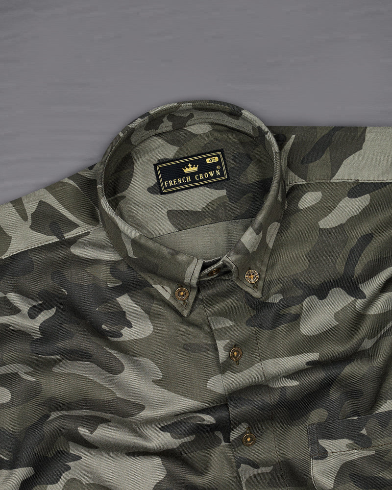 Lunar Green with Concord Gray Camouflage Printed  Premium Tencel Shirt 8895-BD-MB-38,8895-BD-MB-H-38,8895-BD-MB-39,8895-BD-MB-H-39,8895-BD-MB-40,8895-BD-MB-H-40,8895-BD-MB-42,8895-BD-MB-H-42,8895-BD-MB-44,8895-BD-MB-H-44,8895-BD-MB-46,8895-BD-MB-H-46,8895-BD-MB-48,8895-BD-MB-H-48,8895-BD-MB-50,8895-BD-MB-H-50,8895-BD-MB-52,8895-BD-MB-H-52