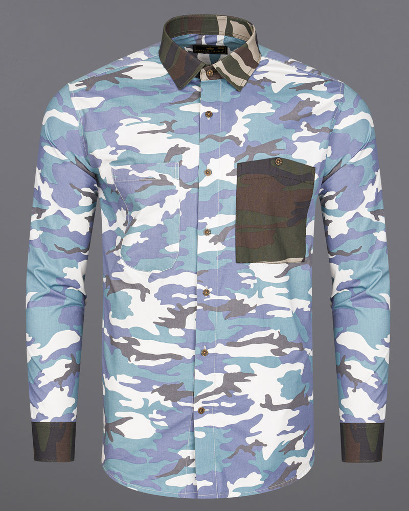 Comet Blue With Multicoloured  Camouflage Printed Royal Oxford Designer Shirt 8905-MB-P333-38,8905-MB-P333-H-38,8905-MB-P333-39,8905-MB-P333-H-39,8905-MB-P333-40,8905-MB-P333-H-40,8905-MB-P333-42,8905-MB-P333-H-42,8905-MB-P333-44,8905-MB-P333-H-44,8905-MB-P333-46,8905-MB-P333-H-46,8905-MB-P333-48,8905-MB-P333-H-48,8905-MB-P333-50,8905-MB-P333-H-50,8905-MB-P333-52,8905-MB-P333-H-52