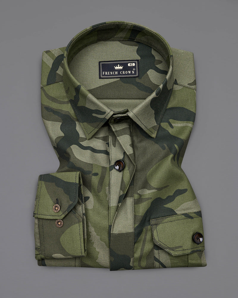 Finch Green with Taupe Brown Camouflage Printed Royal Oxford Designer Overshirt 8931-BLK-P329-38, 8931-BLK-P329-H-38, 8931-BLK-P329-39, 8931-BLK-P329-H-39, 8931-BLK-P329-40, 8931-BLK-P329-H-40, 8931-BLK-P329-42, 8931-BLK-P329-H-42, 8931-BLK-P329-44, 8931-BLK-P329-H-44, 8931-BLK-P329-46, 8931-BLK-P329-H-46, 8931-BLK-P329-48, 8931-BLK-P329-H-48, 8931-BLK-P329-50, 8931-BLK-P329-H-50, 8931-BLK-P329-52, 8931-BLK-P329-H-52
