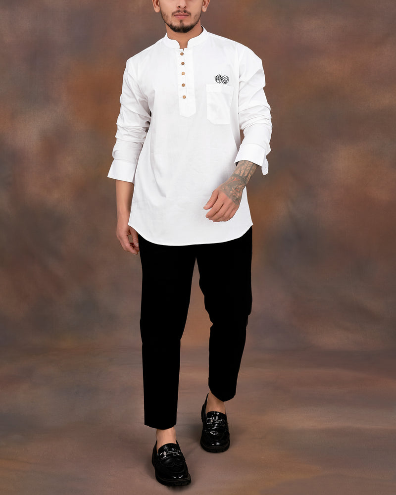 Bright White Dice Embroidered Super Soft Premium Cotton Kurta Shirt 2670-KS-E030-38, 2670-KS-E030-H-38, 2670-KS-E030-39, 2670-KS-E030-H-39, 2670-KS-E030-40, 2670-KS-E030-H-40, 2670-KS-E030-42, 2670-KS-E030-H-42, 2670-KS-E030-44, 2670-KS-E030-H-44, 2670-KS-E030-46, 2670-KS-E030-H-46, 2670-KS-E030-48, 2670-KS-E030-H-48, 2670-KS-E030-50, 2670-KS-E030-H-50, 2670-KS-E030-52, 2670-KS-E030-H-52